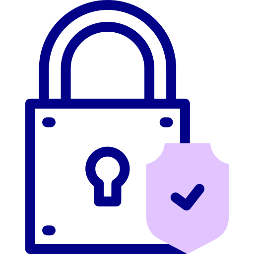 Padlock Detailed Mixed Lineal color icon