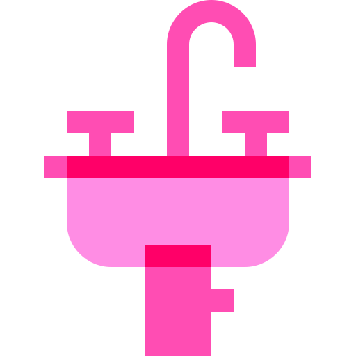 Sink Basic Sheer Flat icon