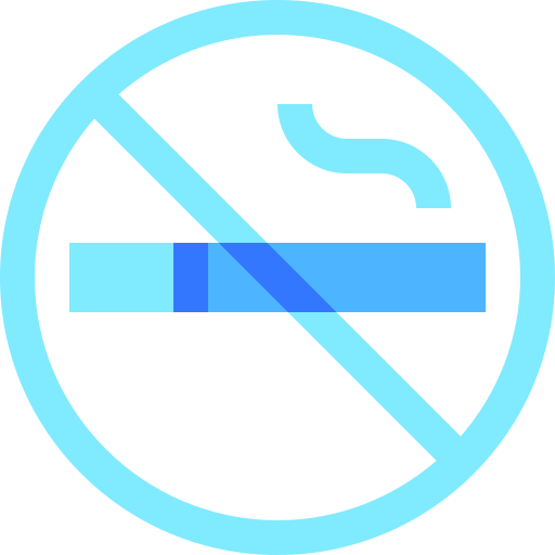 niet roken Basic Sheer Flat icoon