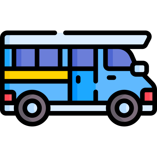 minibus Special Lineal color Icône