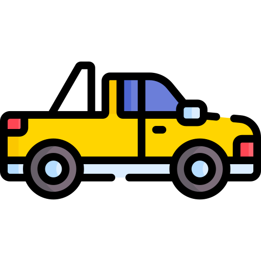 Pick up truck Special Lineal color icon