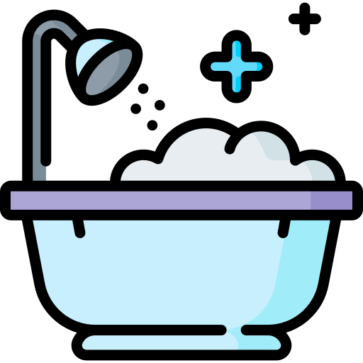 浴槽の掃除 Special Lineal color icon