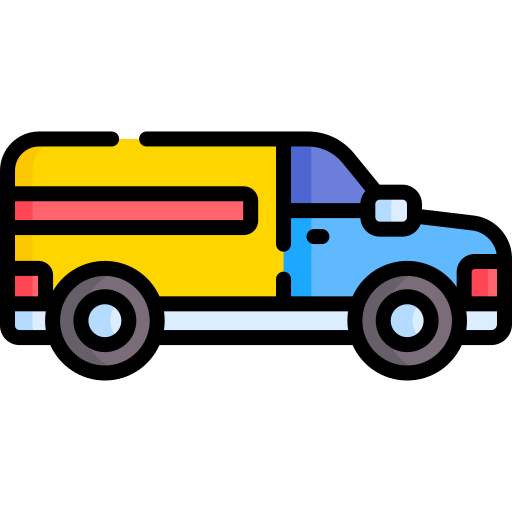 Minibus Special Lineal color icon
