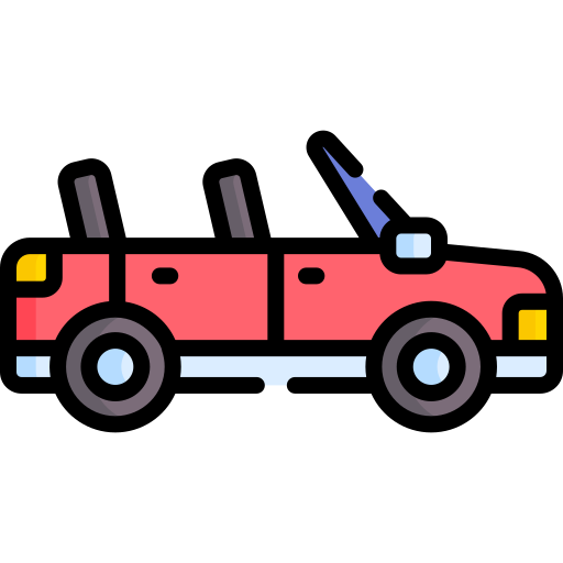 オープンカー Special Lineal color icon