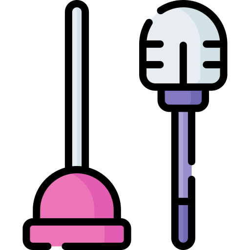 Toilet brush Special Lineal color icon