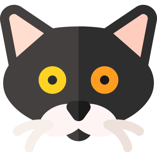 Бурманская кошка Basic Rounded Flat иконка
