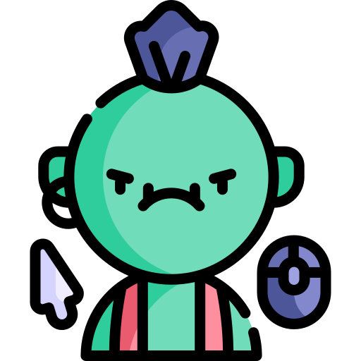 Orc Kawaii Lineal color icon