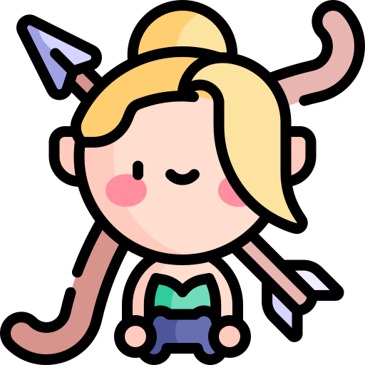 Archer Kawaii Lineal color icon