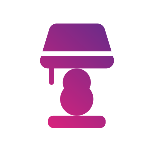 lámpara de mesa Generic Flat Gradient icono