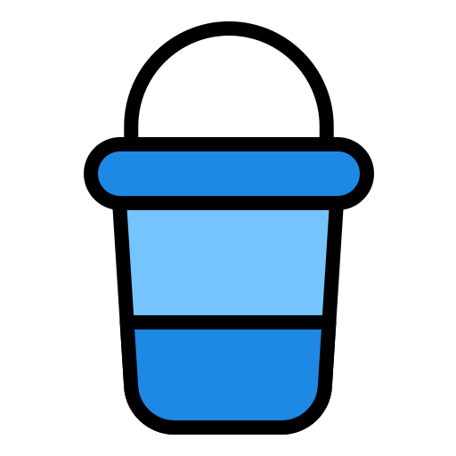 Water bucket Generic Outline Color icon