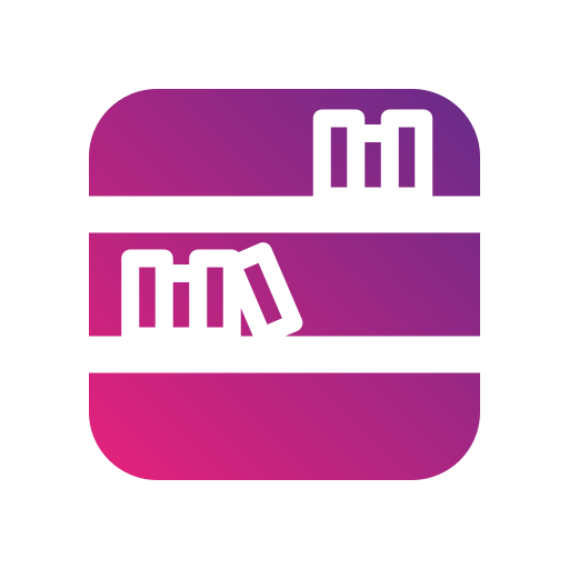 책장 Generic Flat Gradient icon