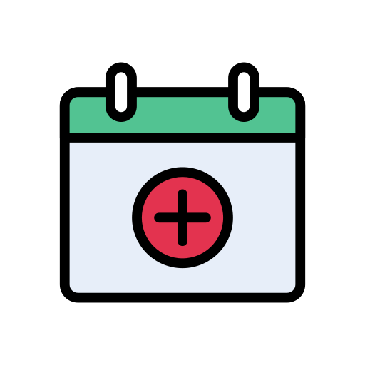Schedule Vector Stall Lineal Color icon