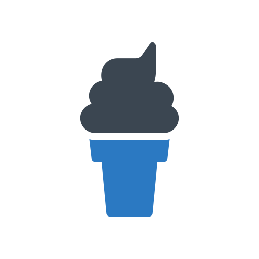 Ice cream Generic Blue icon