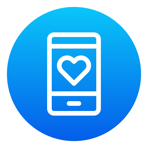 Dating app Generic Flat Gradient icon