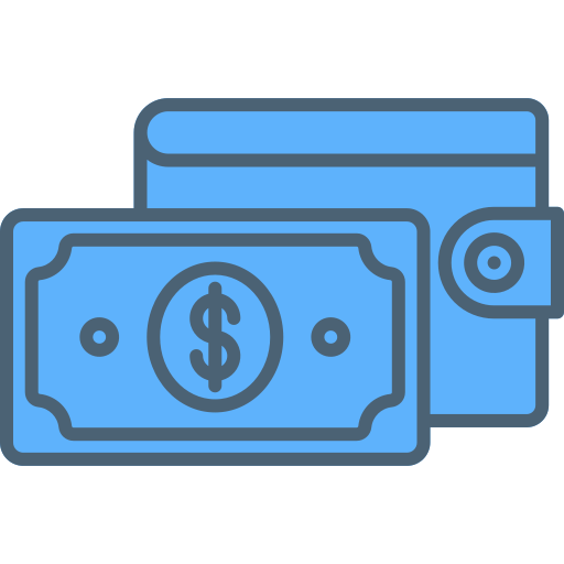 Wallet Generic Blue icon