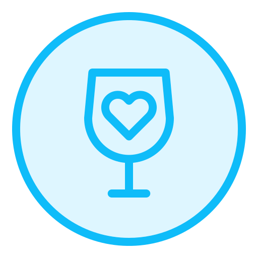 와인 잔 Generic Outline Color icon