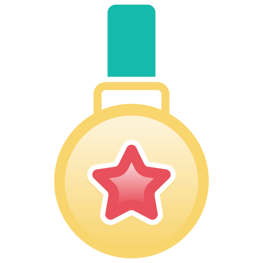 medaille Generic Outline Gradient icoon