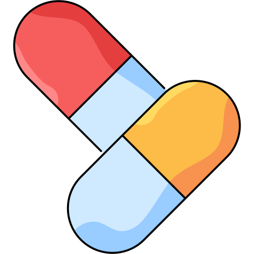 Capsule Generic Thin Outline Color icon