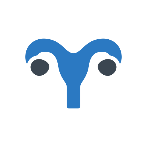 uterus Generic Blue icon