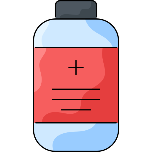 薬 Generic Thin Outline Color icon