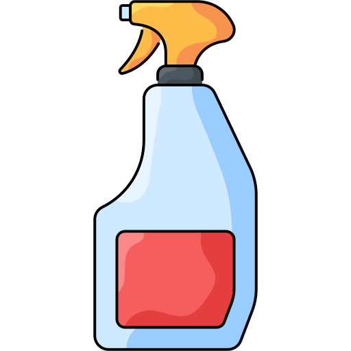 Disinfectant Generic Thin Outline Color icon