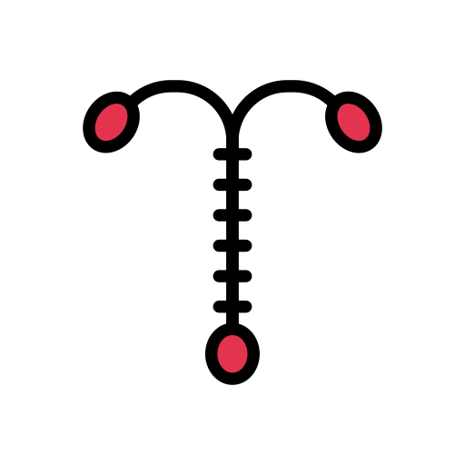 baarmoeder Vector Stall Lineal Color icoon