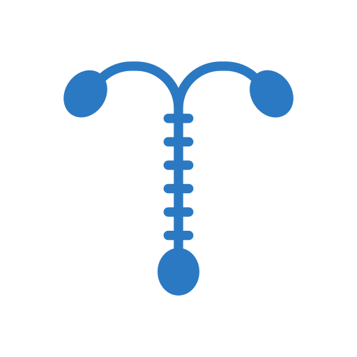 Uterus Generic Blue icon