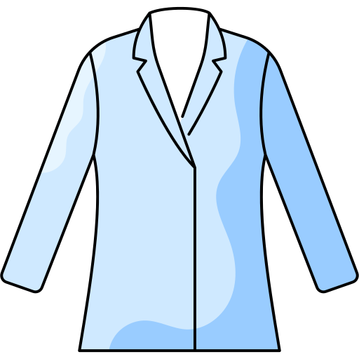 manteau de docteur Generic Thin Outline Color Icône