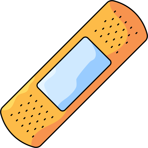 Band aid Generic Thin Outline Color icon