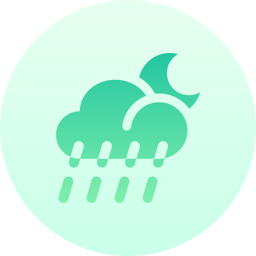 大雨 Generic Flat Gradient icon