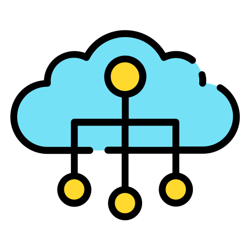 cloud computing Good Ware Lineal Color icon