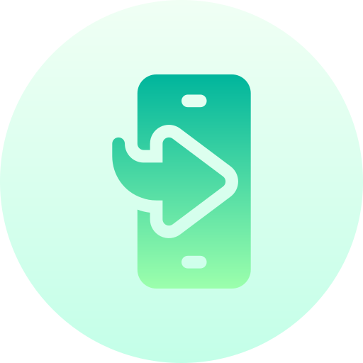 smartphone Basic Gradient Circular icon