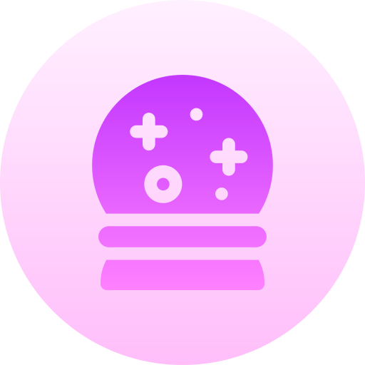 Magic ball Basic Gradient Circular icon