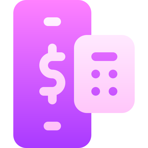 teléfono inteligente Basic Gradient Gradient icono