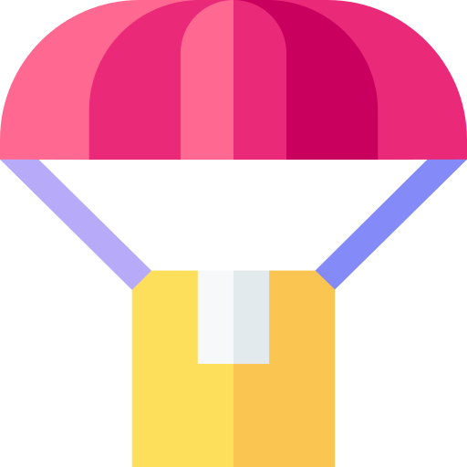 paracadute Basic Straight Flat icona