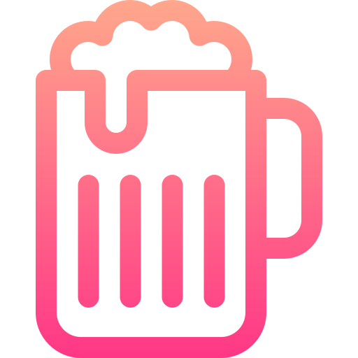 ビール Basic Gradient Lineal color icon