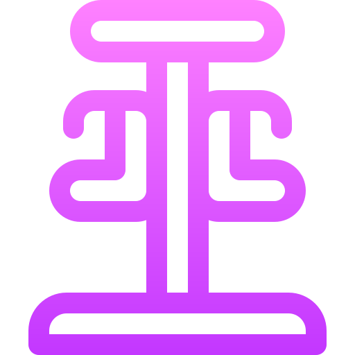 드롭 타워 Basic Gradient Lineal color icon
