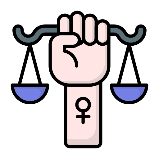 Гендерное равенство Generic Outline Color иконка