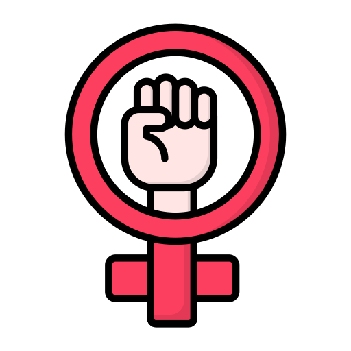 女の子のパワー Generic Outline Color icon