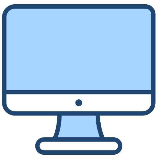 monitor Generic Blue Ícone