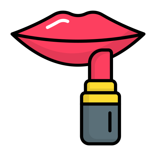 Lipstick Generic Outline Color icon