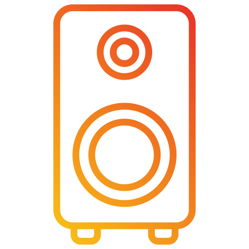Loudspeaker Generic Gradient icon