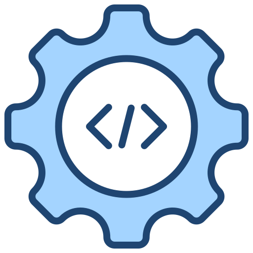 ウェブ開発 Generic Blue icon