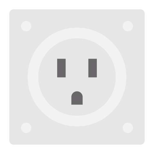 gniazdo elektryczne Generic Flat ikona