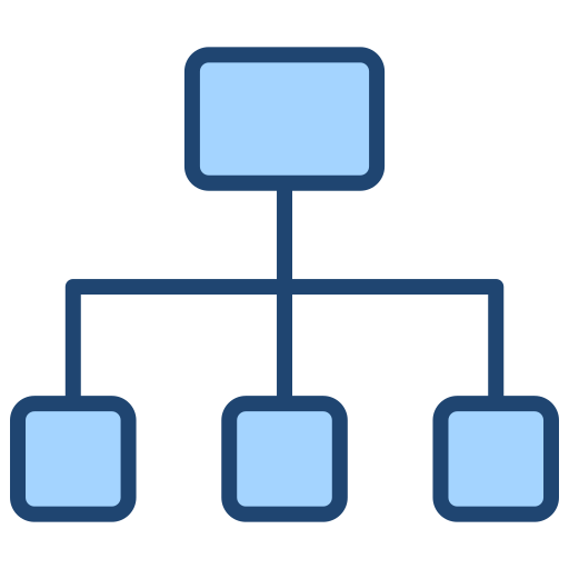 diagrama Generic Blue icono
