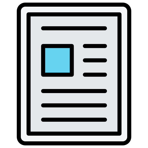 artikel Generic Outline Color icon