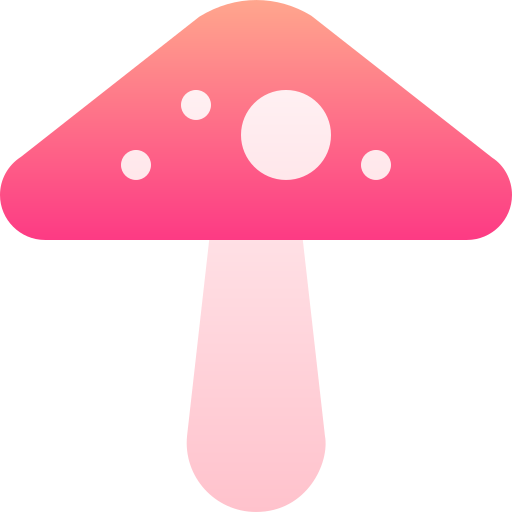 Mushroom Basic Gradient Gradient icon