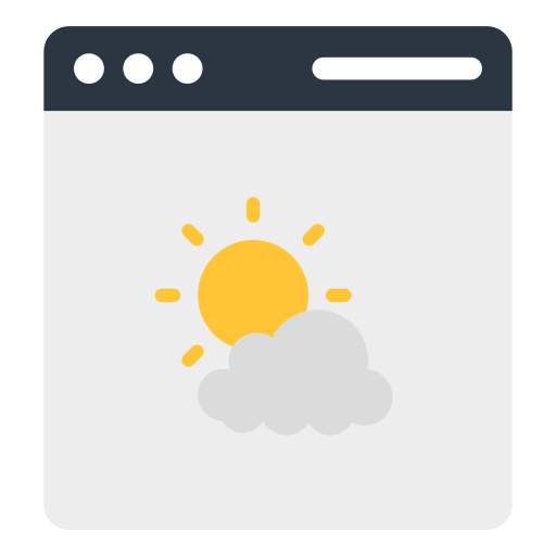 aplikacja pogodowa Generic Flat ikona