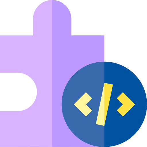 codificación Basic Straight Flat icono