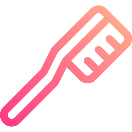 Toothbrush Basic Gradient Lineal color icon